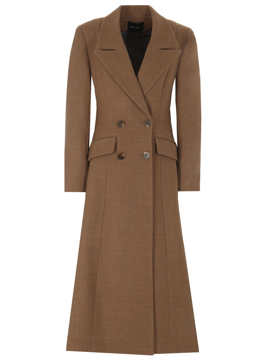 

Пальто шерстяное, Бежевый, FW22/H-623/M