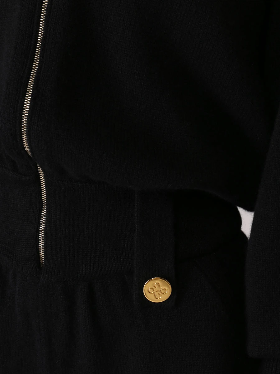 Комбинезон кашемировый AND THE BRAND W23-JPS004-1001-900 Черный  Фото 5