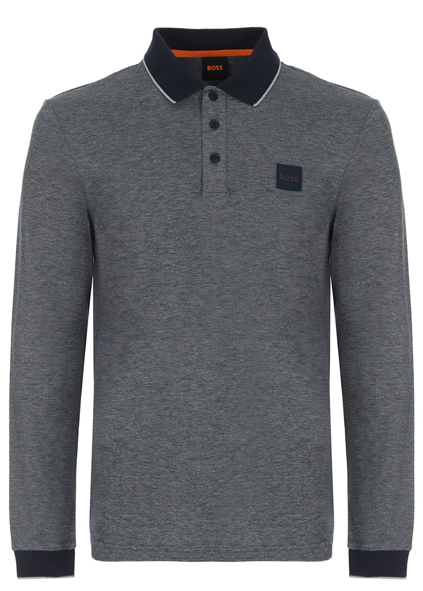 

Поло хлопковое, Синий, 50484341/404