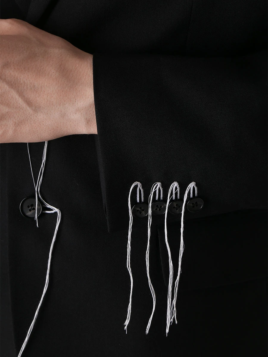 

Пиджак шерстяной, Черный, MJT133-9500-422