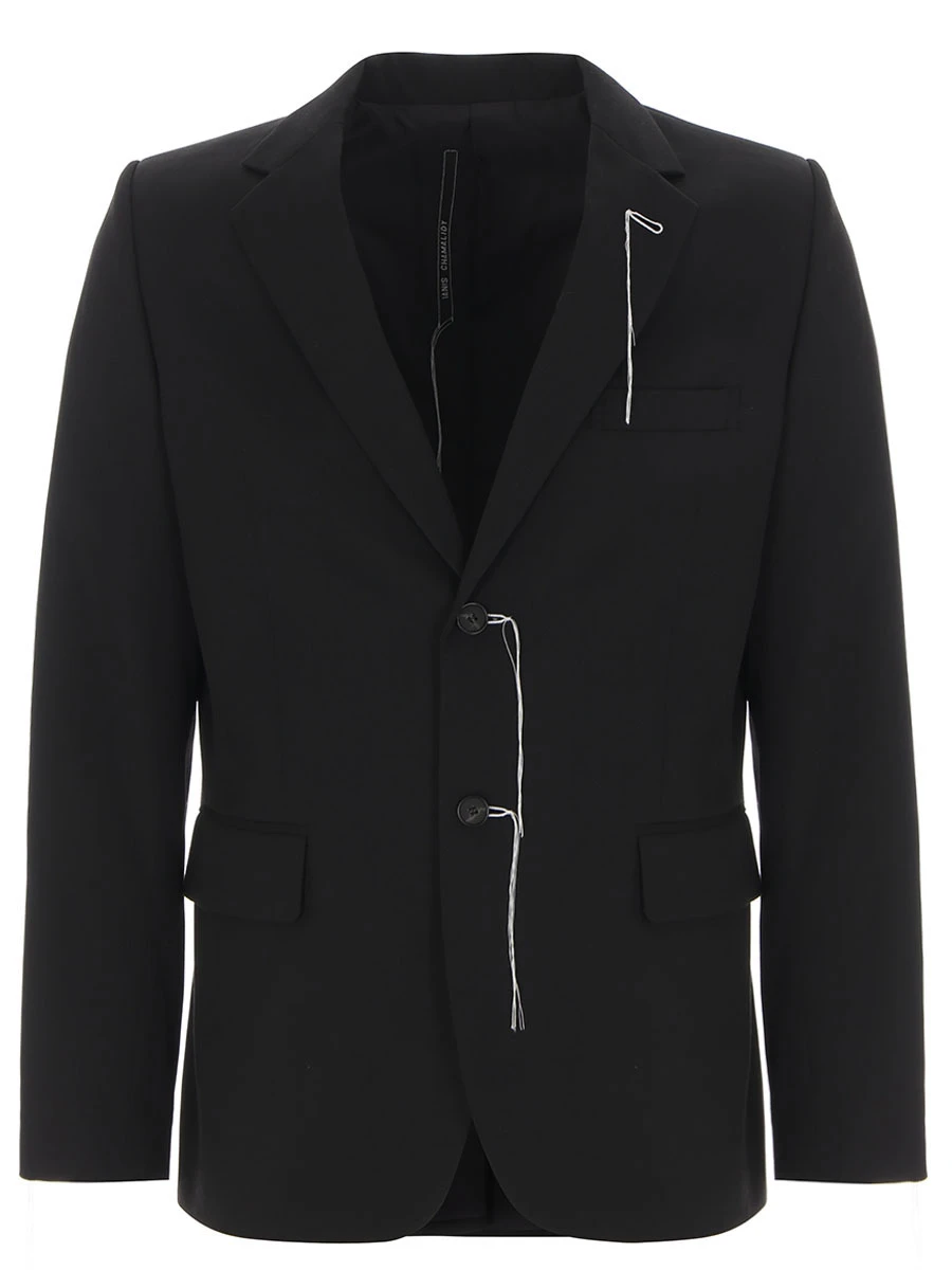 Пиджак шерстяной IANIS CHAMALIDY MJT133-9500-422, размер 48, цвет черный
