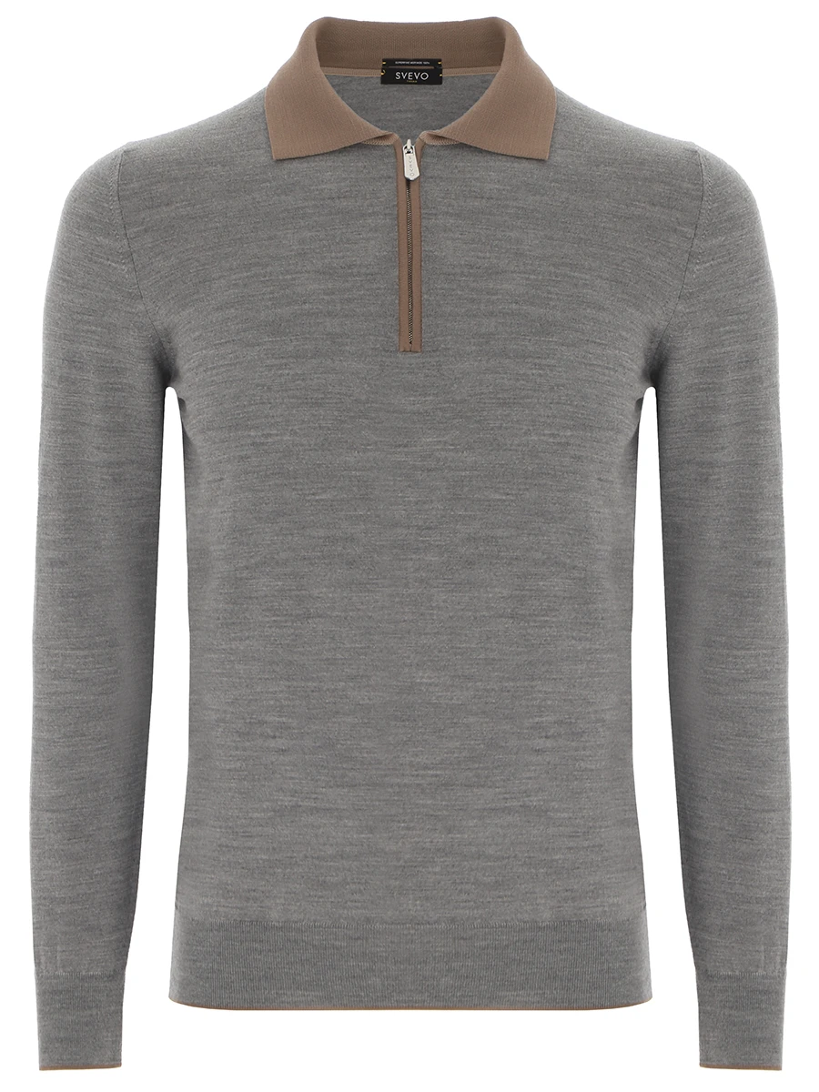 

Поло шерстяное, Серый, 1373SA22 V11D