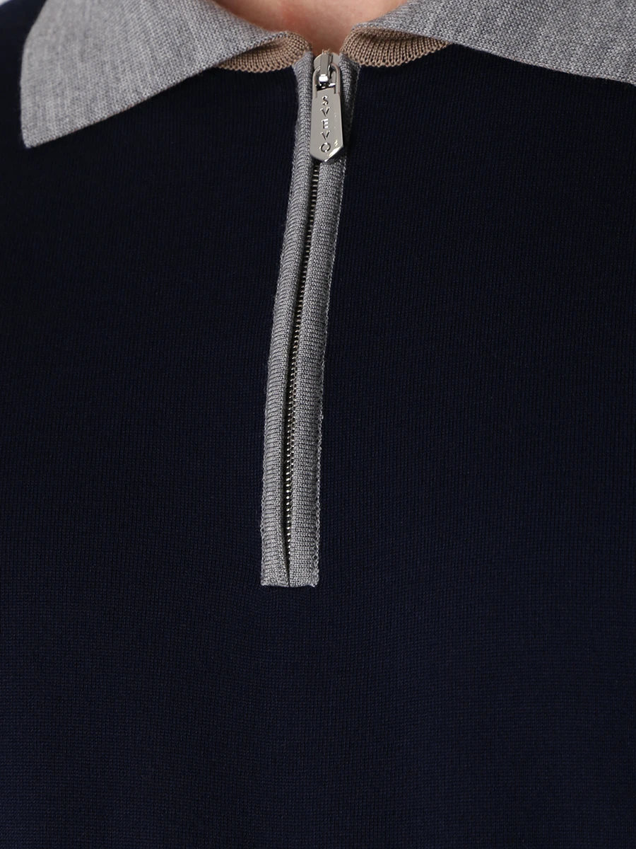 Поло шерстяное SVEVO 1373SA22 V11F Синий  Фото 5