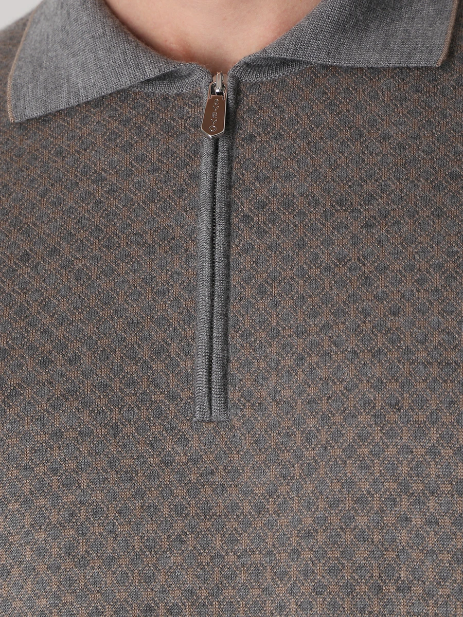 Поло кашемировое SVEVO 06271SA22 V10D Серый  Фото 5