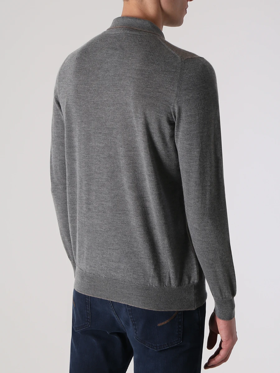 Поло кашемировое SVEVO 06271SA22 V10D Серый  Фото 3