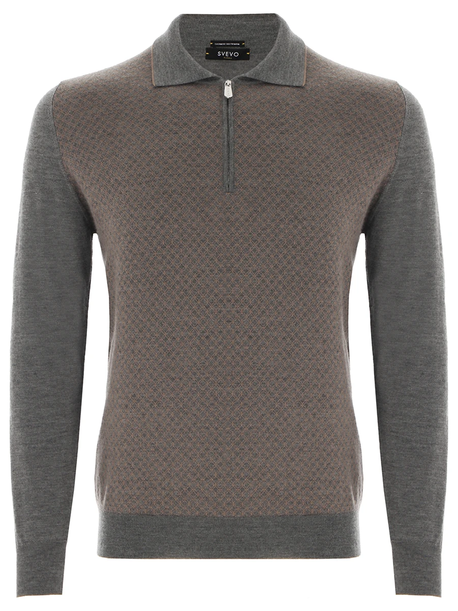 Поло кашемировое SVEVO 06271SA22 V10D Серый 