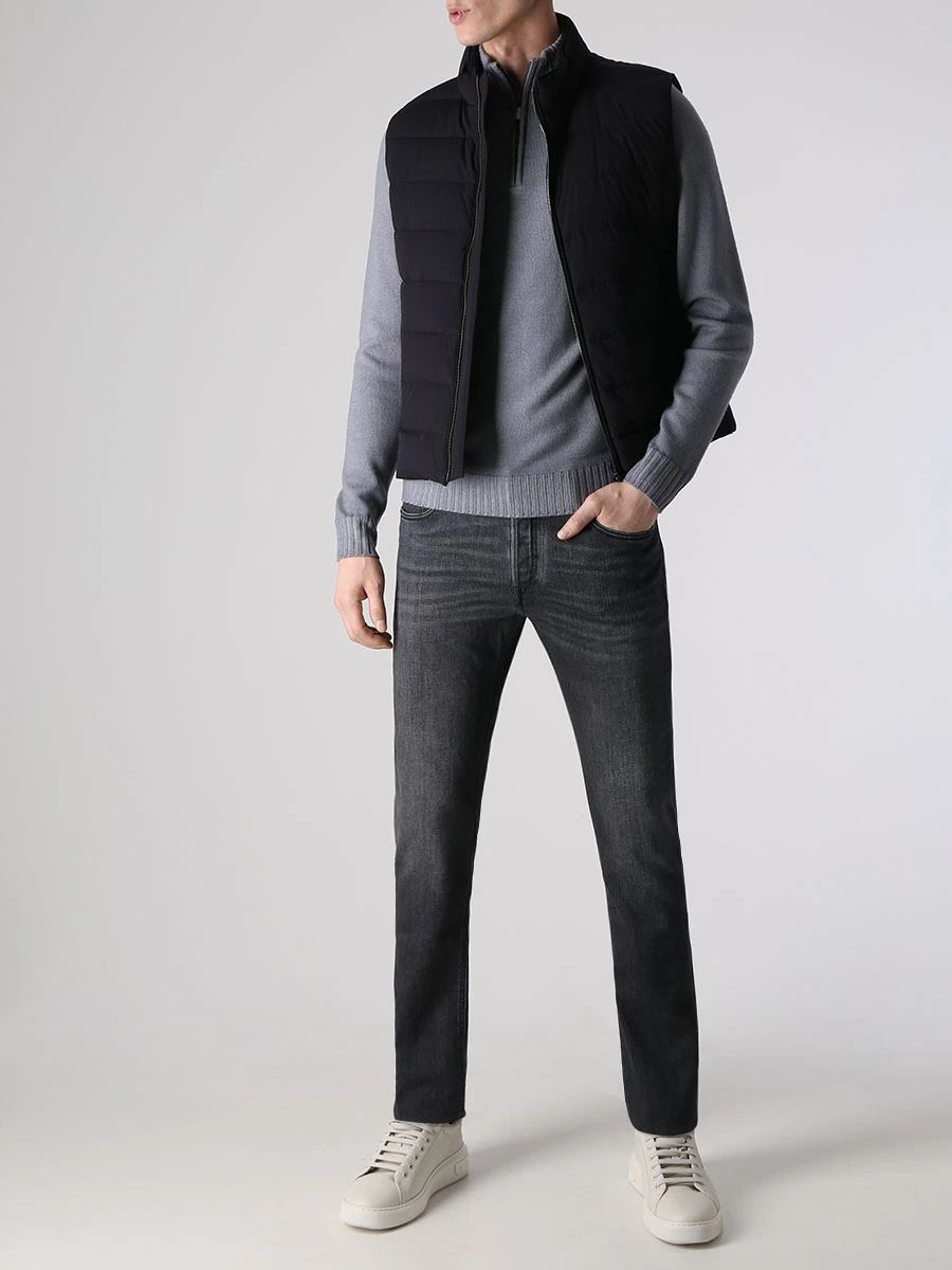 Джинсы Slim Fit хлопковые HANDPICKED RAVELLO 02705 Серый  Фото 2
