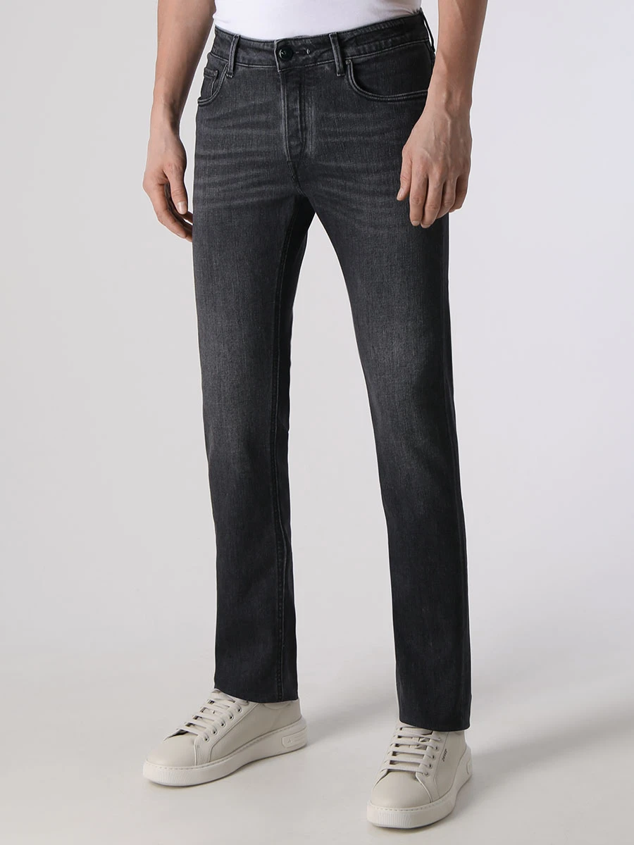 Джинсы Slim Fit хлопковые HANDPICKED RAVELLO 02705 Серый  Фото 4