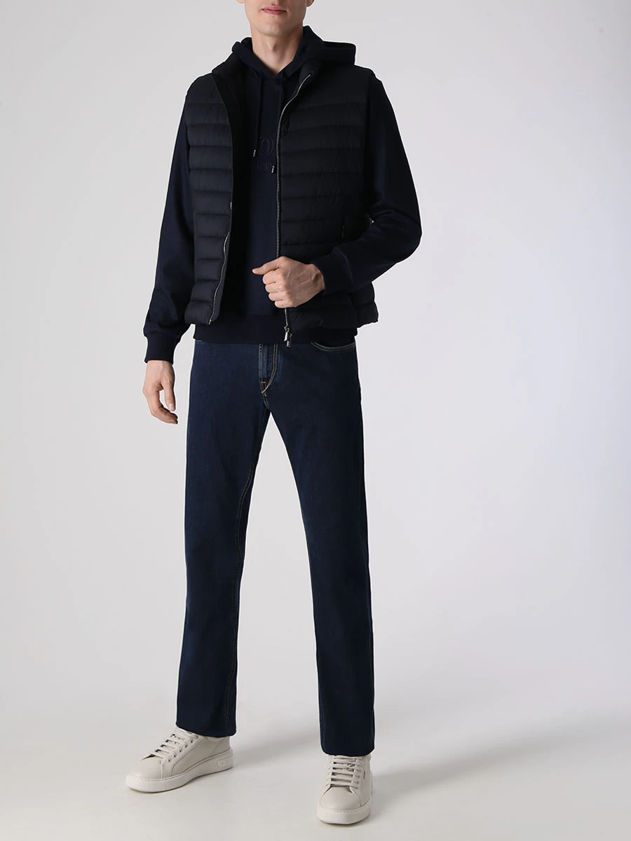 Джинсы Regular Fit хлопковые HANDPICKED RIMINI 02492 Деним  Фото 2
