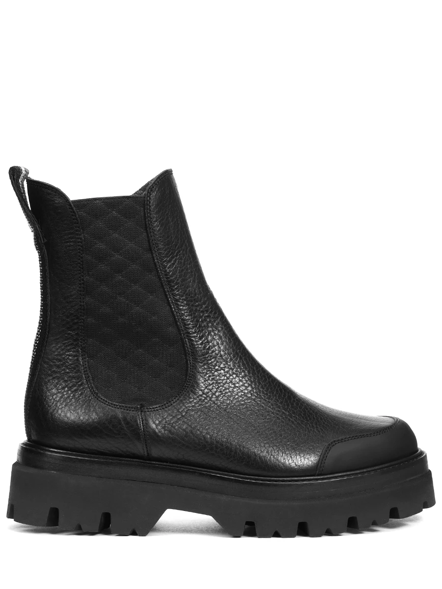 Ботинки кожаные PERTINI 222W32165C3, размер 39, цвет черный