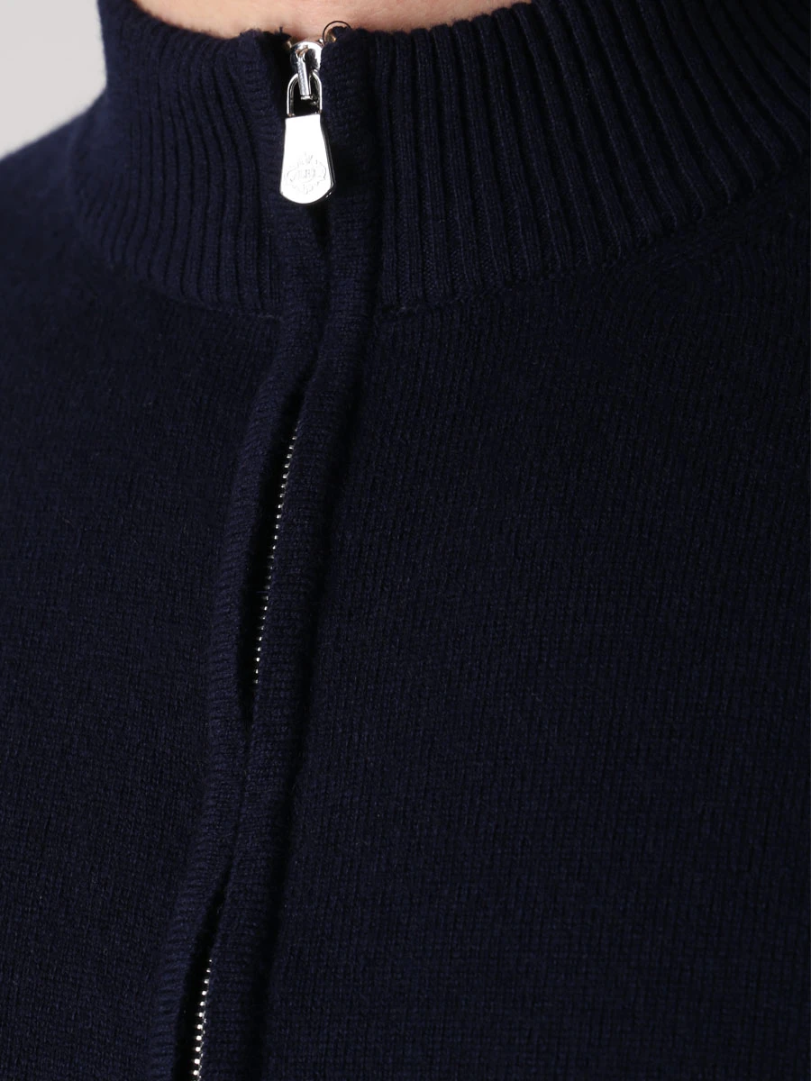 Кардиган шерстяной LUIGI BORRELLI 14KN303-CCK3011/12 Синий  Фото 5