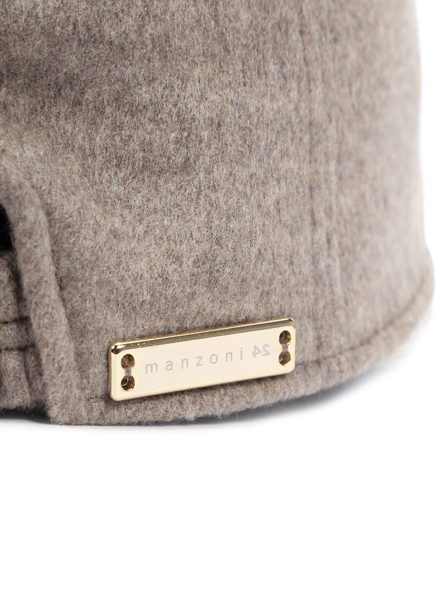 Бейсболка шерстяная MANZONI 24 22M405 DB1 Коричневый  Фото 3