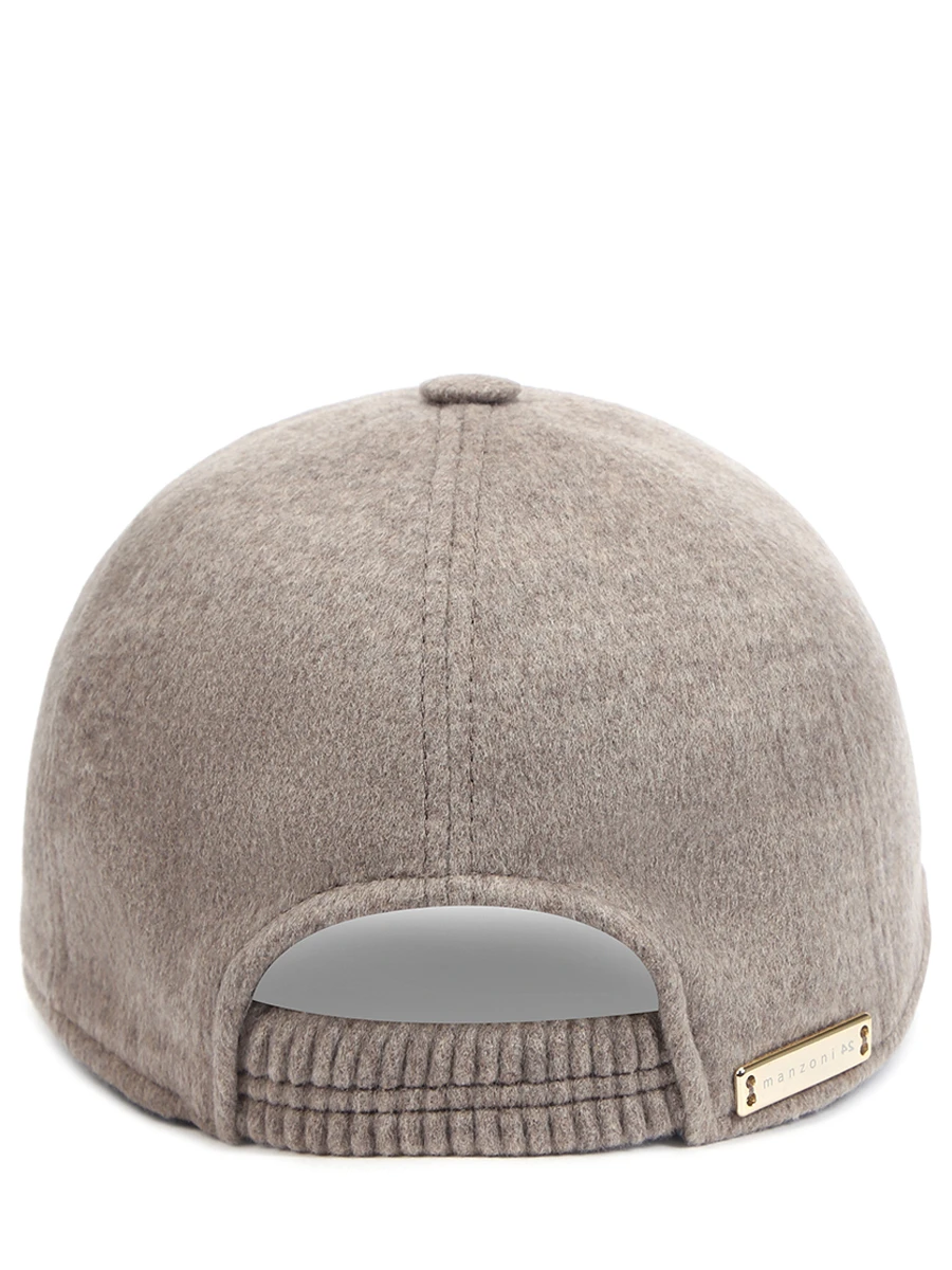 Бейсболка шерстяная MANZONI 24 22M405 DB1 Коричневый  Фото 2