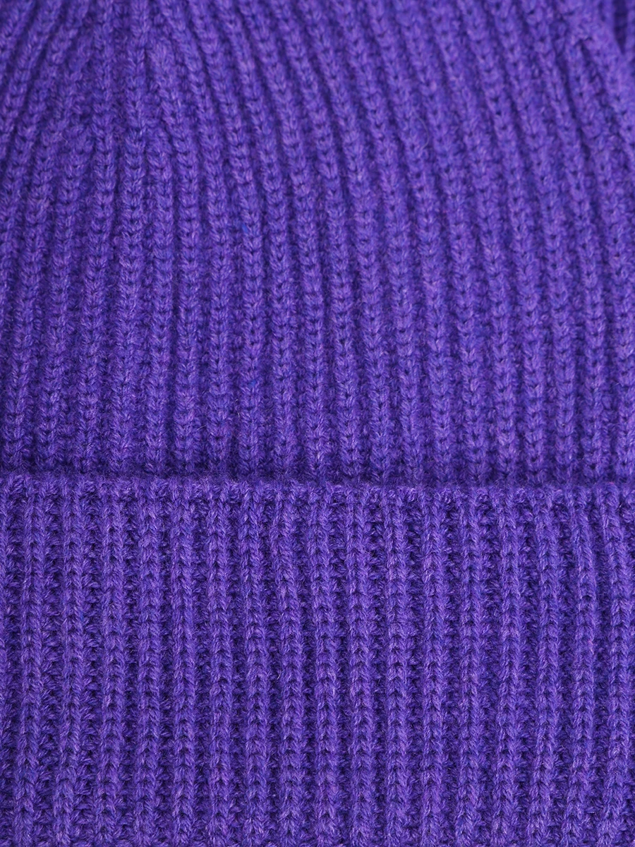 Комплект шапка и шарф шерстяной GRAN  SASSO 23231/12832/740, размер Один размер, цвет фиолетовый 23231/12832/740 - фото 3