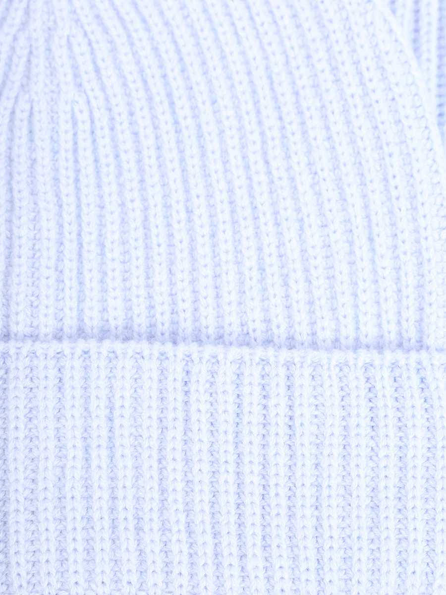 Комплект шапка и шарф шерстяной GRAN  SASSO 23231/12832/505, размер Один размер, цвет голубой 23231/12832/505 - фото 3