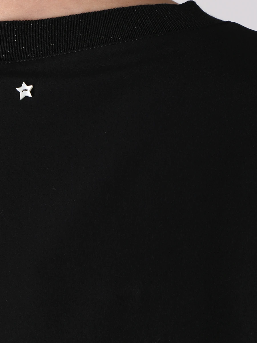 Блуза шелковая LORENA ANTONIAZZI SI2223TS20A 3186, размер 42, цвет черный - фото 5