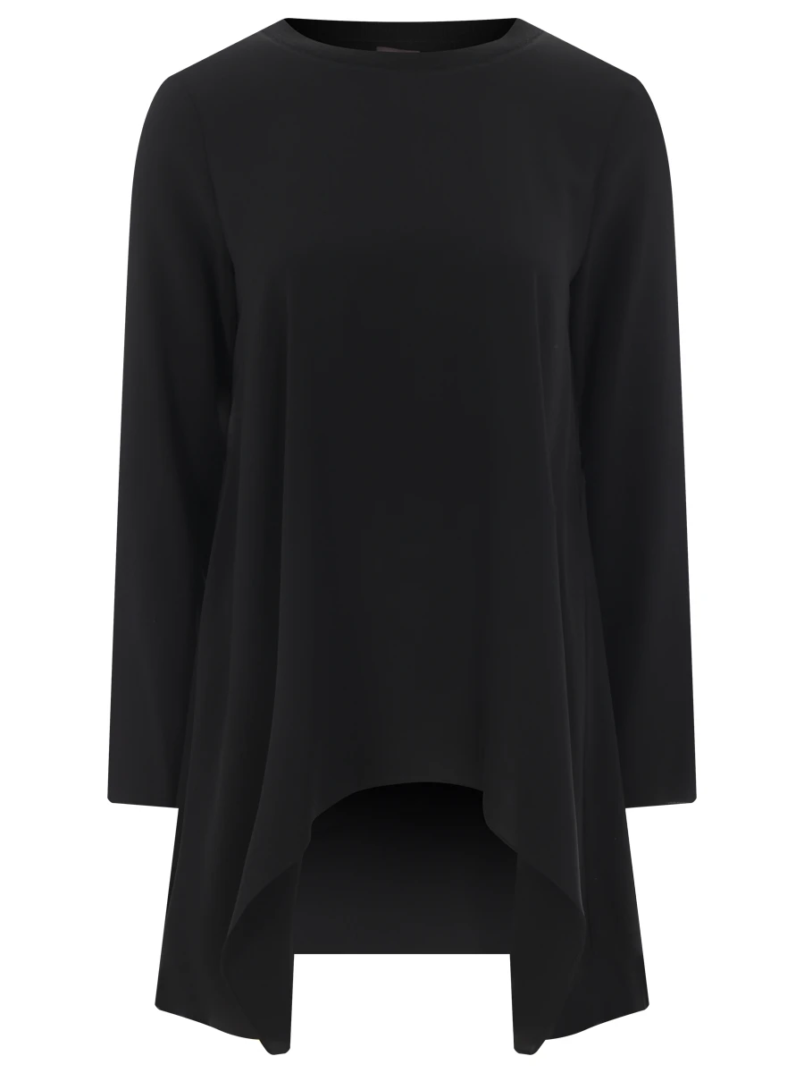 Блуза шелковая LORENA ANTONIAZZI SI2223TS20A 3186, размер 42, цвет черный - фото 1