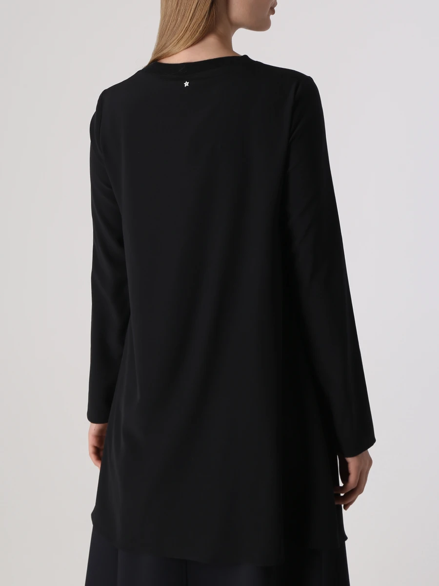Блуза шелковая LORENA ANTONIAZZI SI2223TS20A 3186, размер 42, цвет черный - фото 3