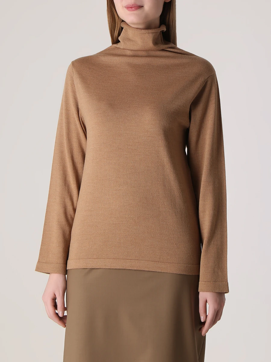 Водолазка шерстяная VICTORIA ANDREYANOVA A-FW22-1238-2 Бежевый  Фото 4