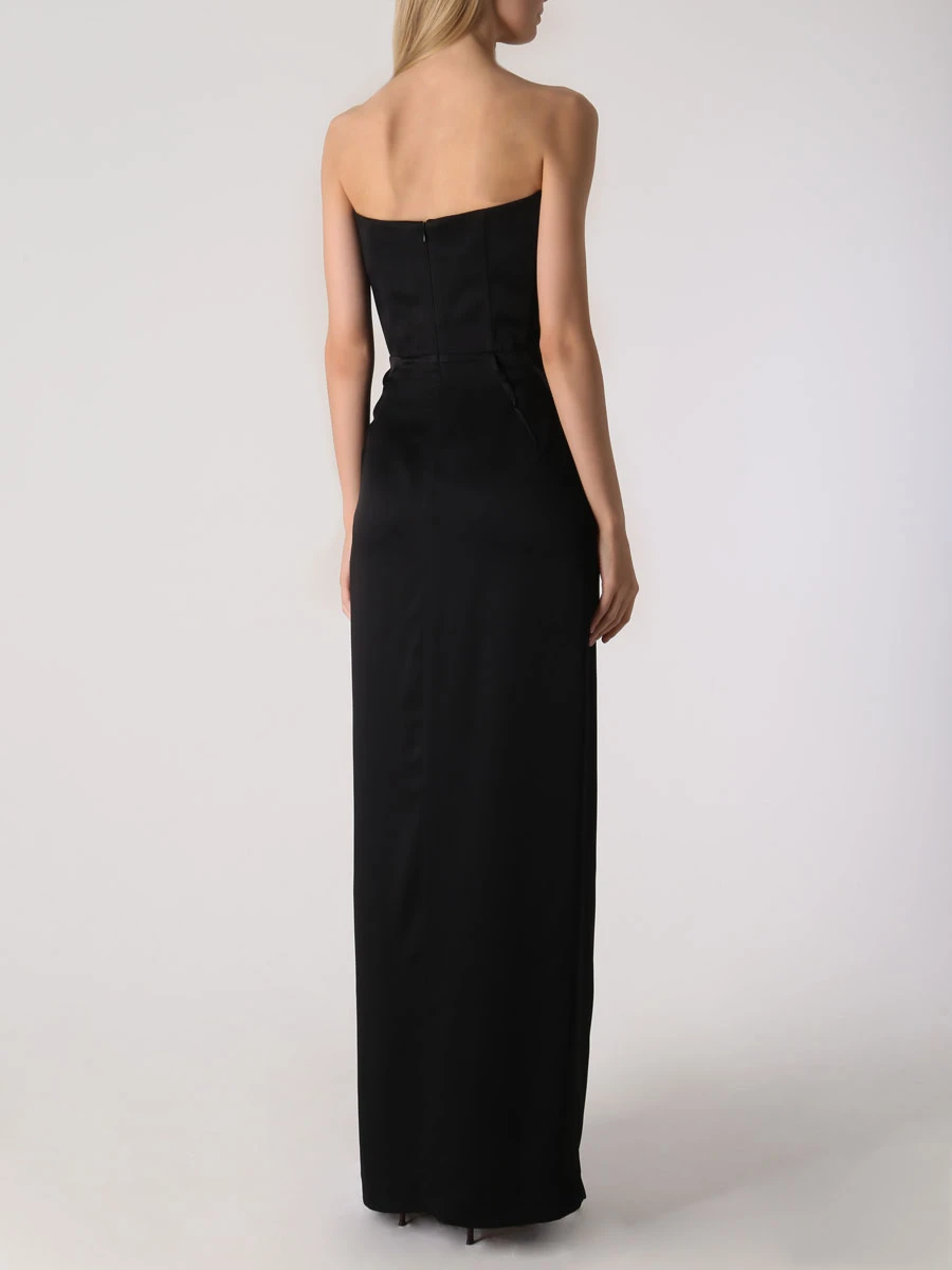 

Платье из вискозы, Черный, fw23-2055