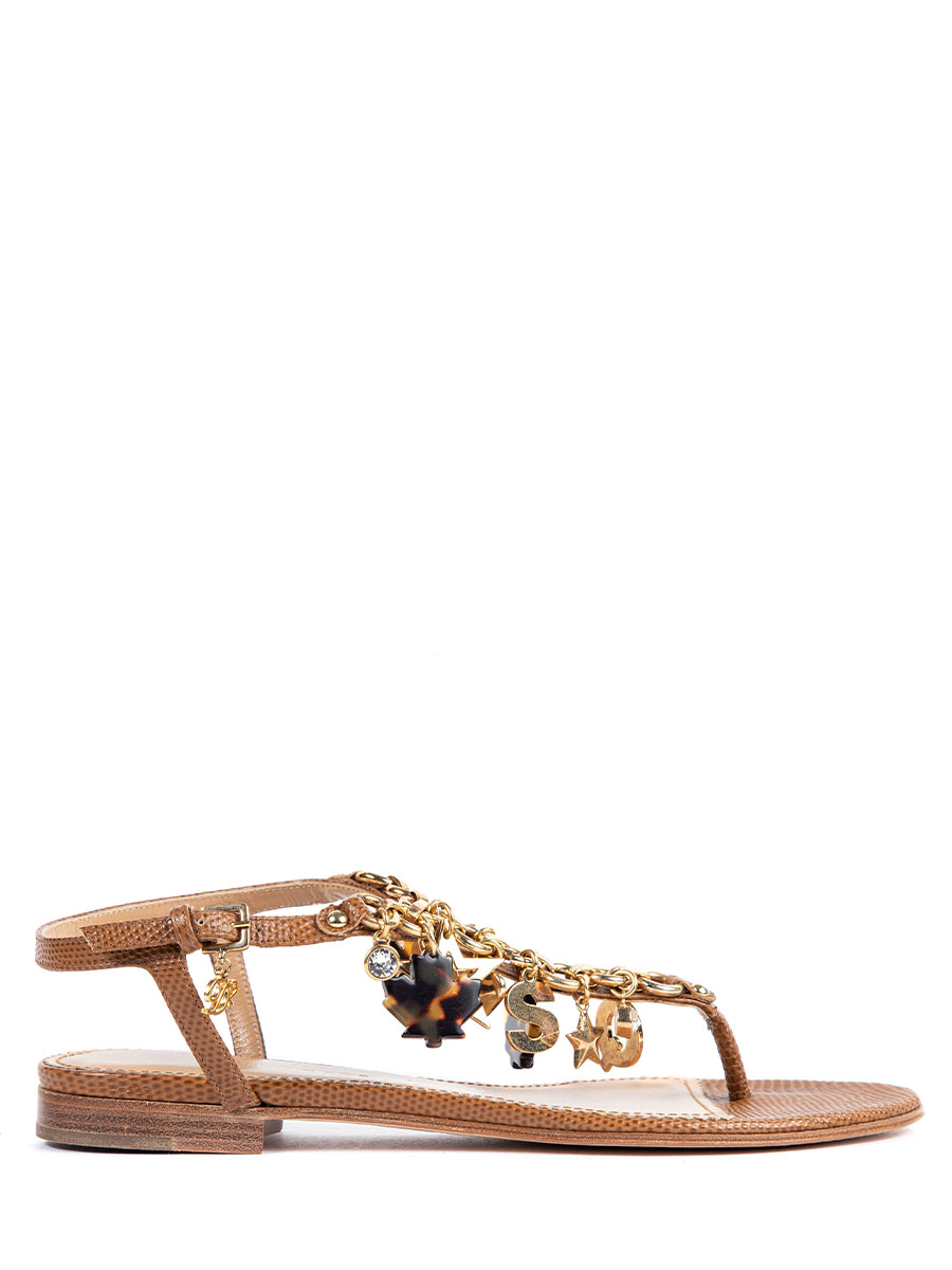 Сандалии кожаные DSQUARED2