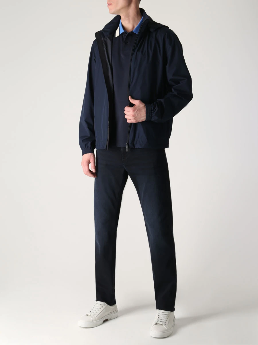 Джинсы Regular Fit хлопковые BOSS 50480727/403 Деним  Фото 2