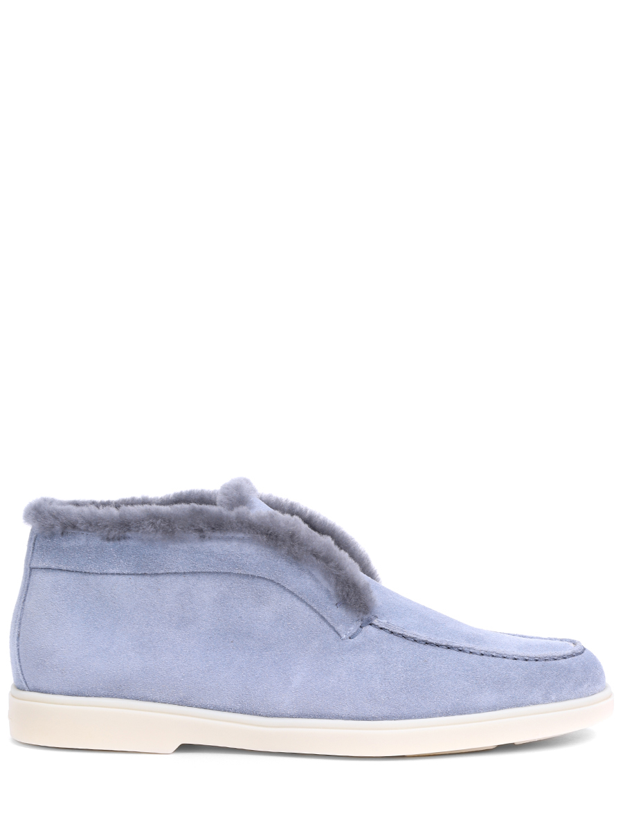 Лоферы замшевые на меху SANTONI