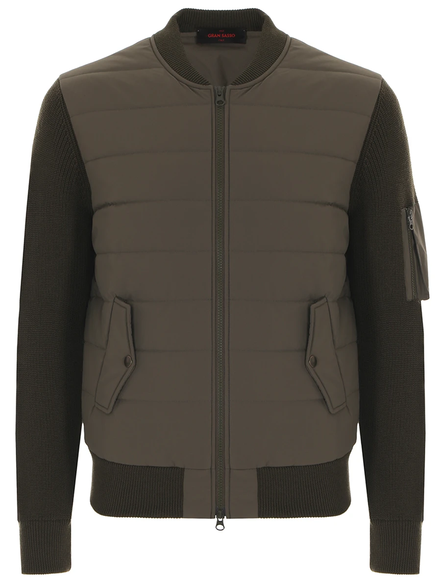 

Бомбер комбинированный, Зеленый, 23194/24631/489