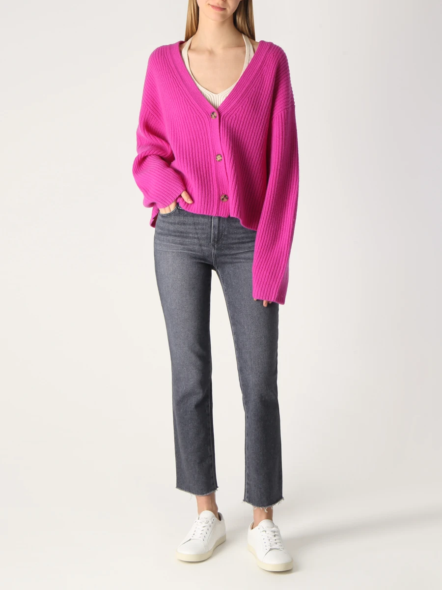 

Кардиган кашемировый, Розовый, KNCD2351