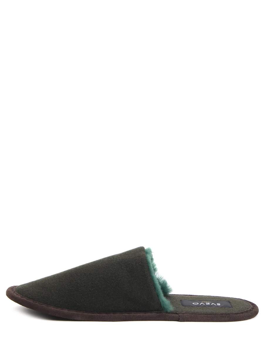 Тапочки кашемировые SVEVO S0102SA22 MP01/2 201606 Зеленый  Фото 3