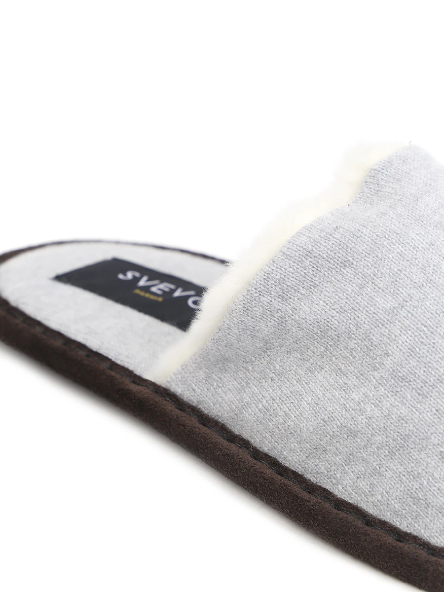 

Тапочки кашемировые, Серый, S0102SA22 MP01/2 201235