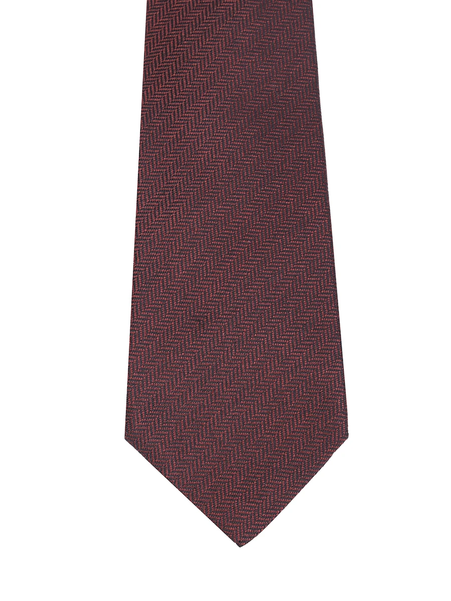 Галстук шелковый KITON UCRVKPC03H750500A Бордовый  Фото 3