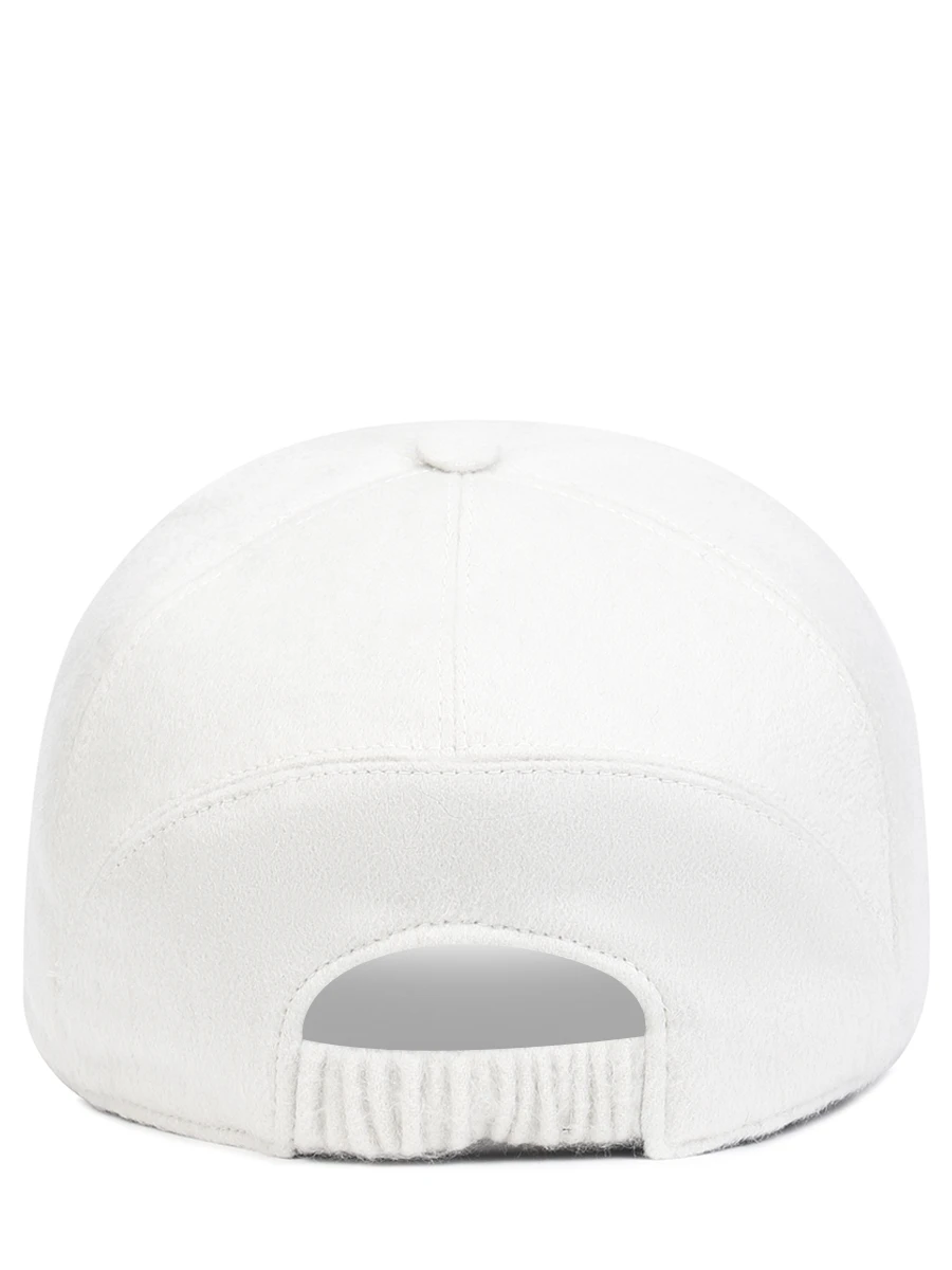 Бейсболка кашемировая KITON UCAPP06X0220B02002 Белый  Фото 2