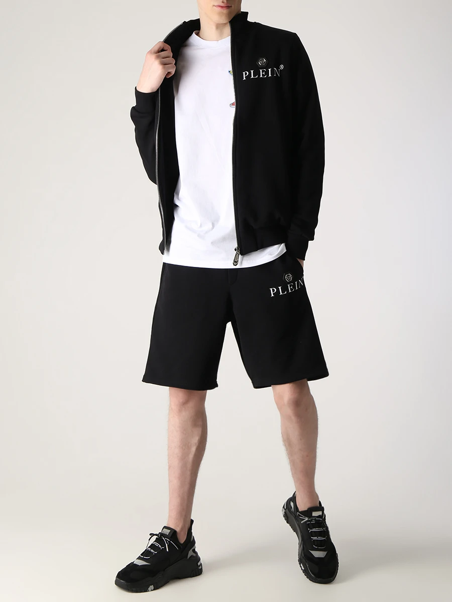 Футболка хлопковая с принтом PHILIPP PLEIN MTK6106/01 Белый  Фото 2