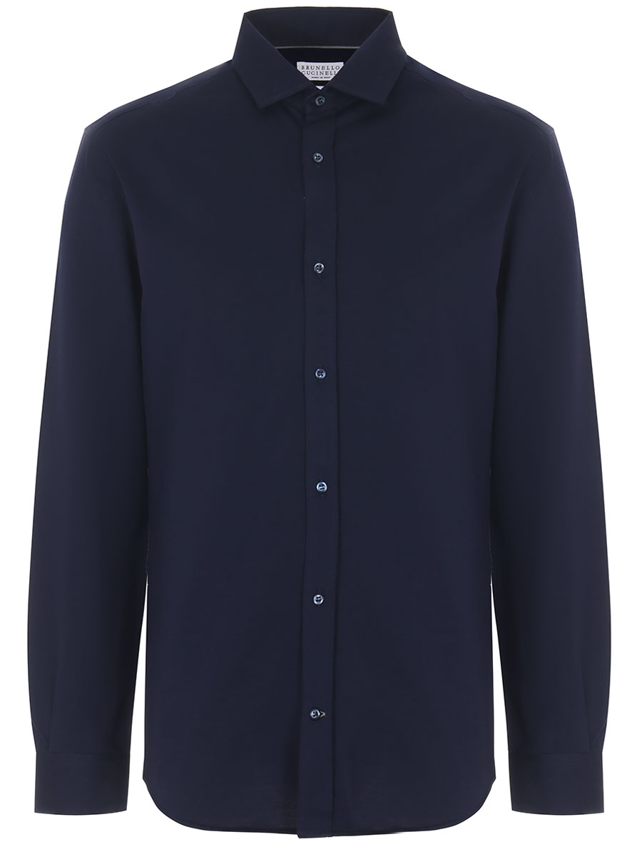 Рубашка Leisure Fit хлопковая BRUNELLO CUCINELLI
