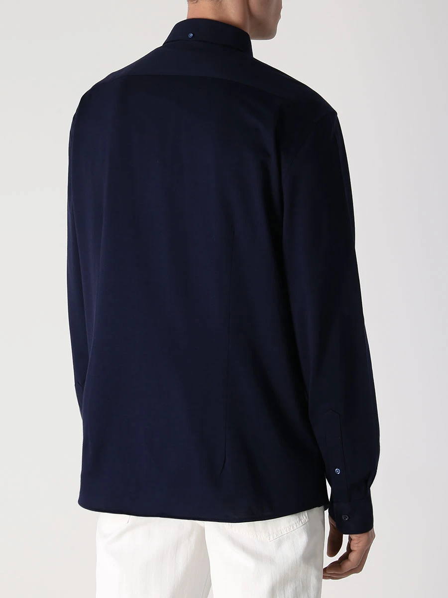 Рубашка Leisure Fit хлопковая BRUNELLO CUCINELLI MTS406699 C9670, размер 56 - фото 3