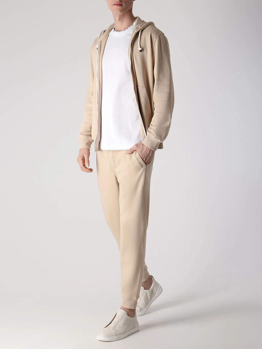 Футболка хлопковая BRUNELLO CUCINELLI M0T617427 CW787 Белый  Фото 2
