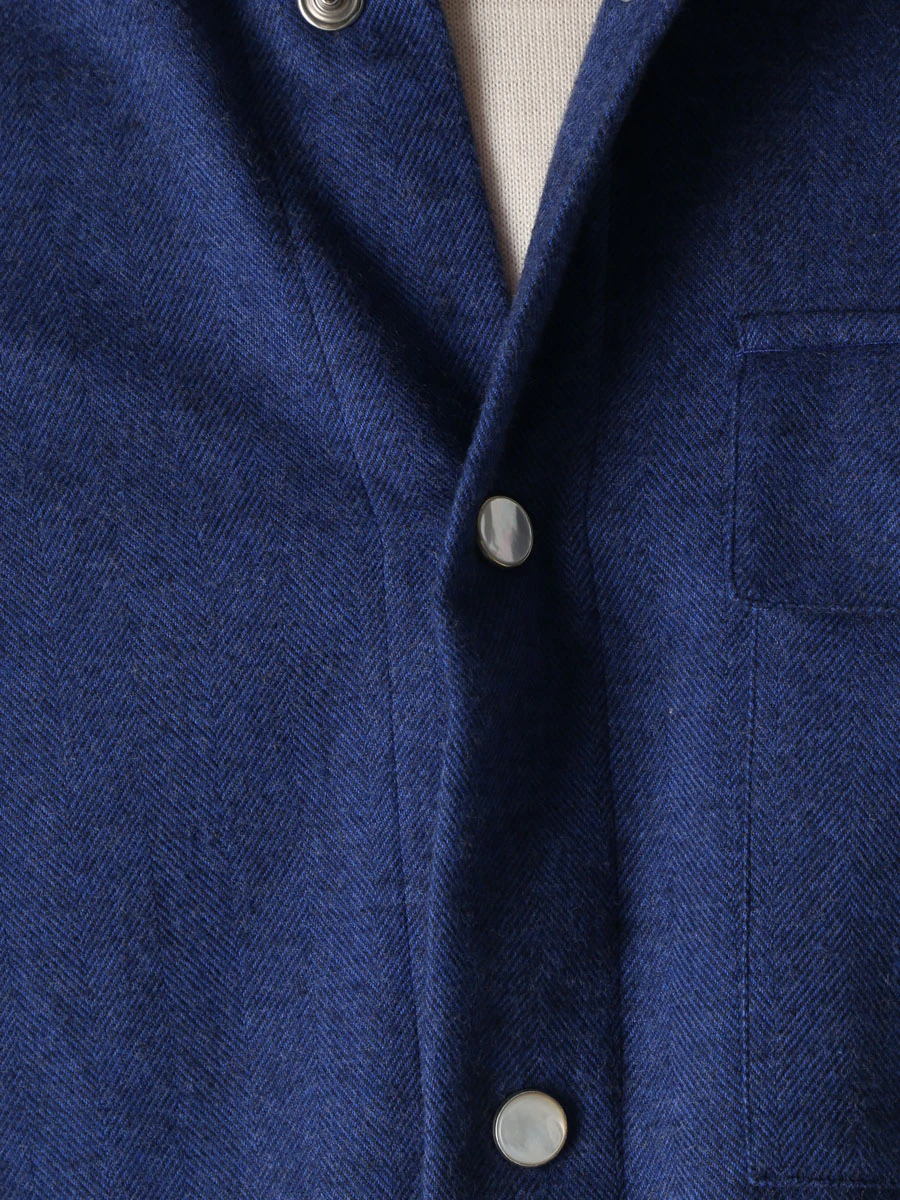 Рубашка Regular Fit хлопковая KITON UMCBUBAH0825601000, размер 50, цвет синий - фото 5