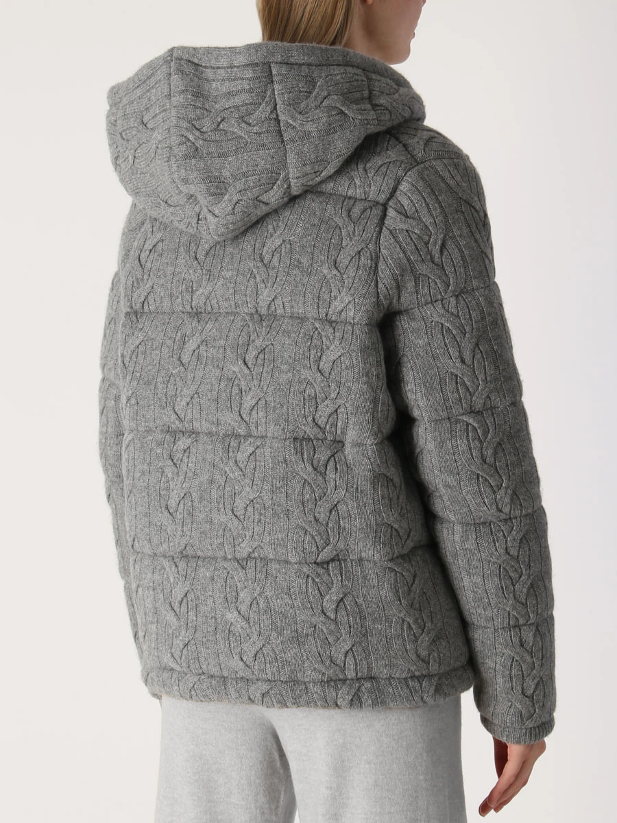 Куртка кашемировая MIR CASHMERE cwi22-019 Серый  Фото 3