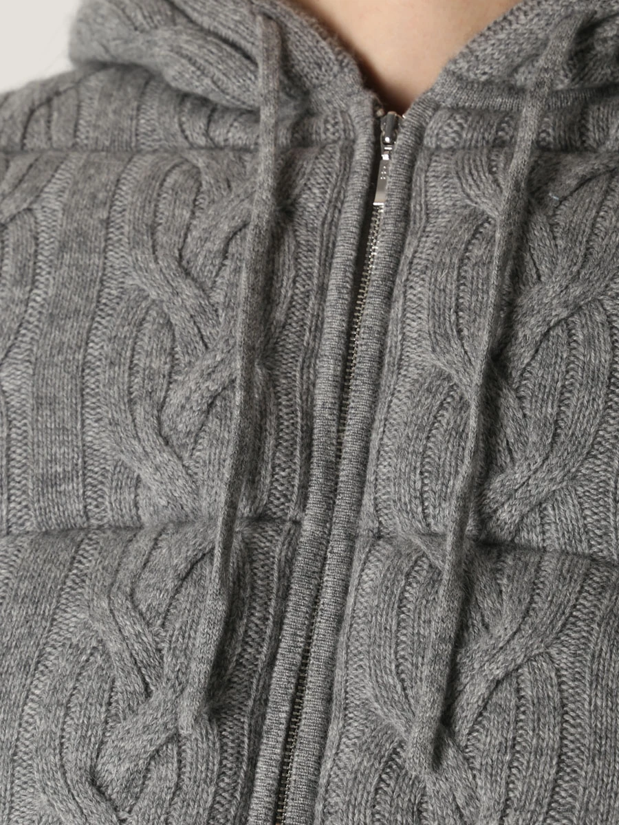 Куртка кашемировая MIR CASHMERE cwi22-019 Серый  Фото 5