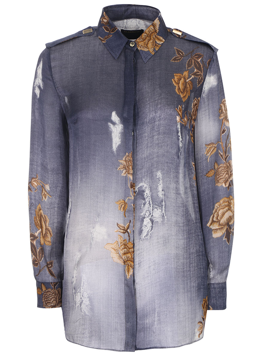 Рубашка шелковая JUST CAVALLI