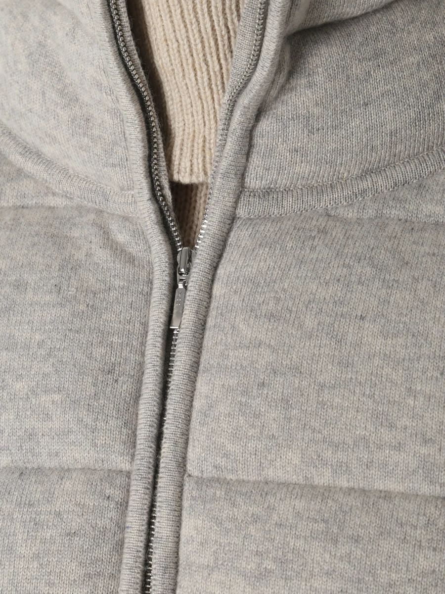 Куртка кашемировая MIR CASHMERE cwi20-016 Дымчато- Серый  Фото 5