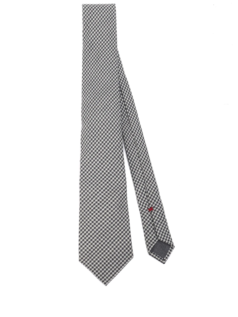 Галстук из шерсти и шелка BRUNELLO CUCINELLI MM8820018 C9300, размер S, цвет серый - фото 2
