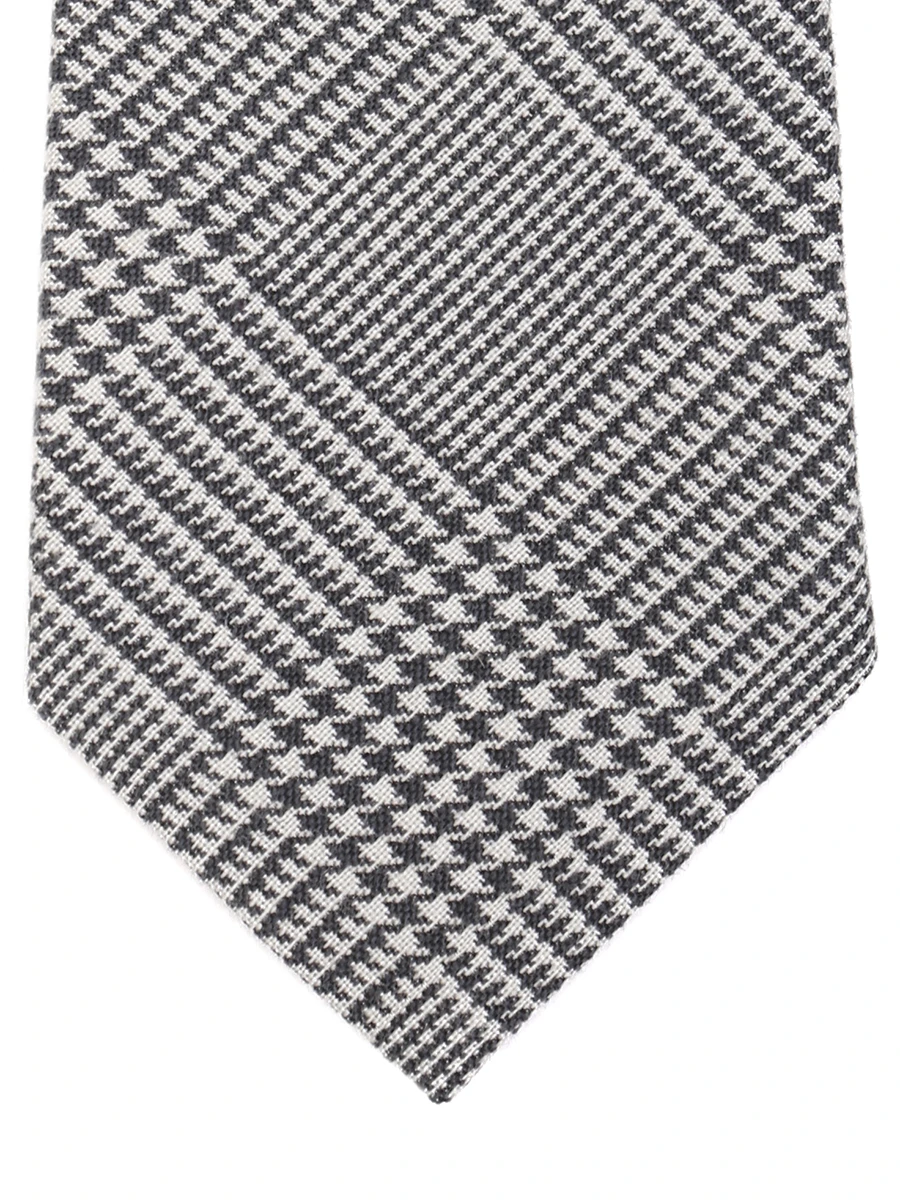Галстук из шерсти и шелка BRUNELLO CUCINELLI MM8830018 C9300, размер S, цвет серый - фото 3
