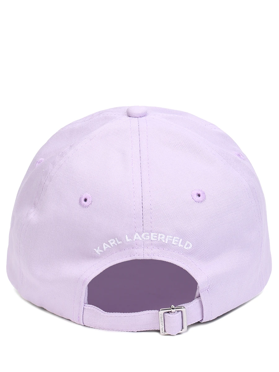 Бейсболка хлопковая K/Ikonik 2.0 KARL LAGERFELD 230W3401 356 Сиреневый  Фото 2