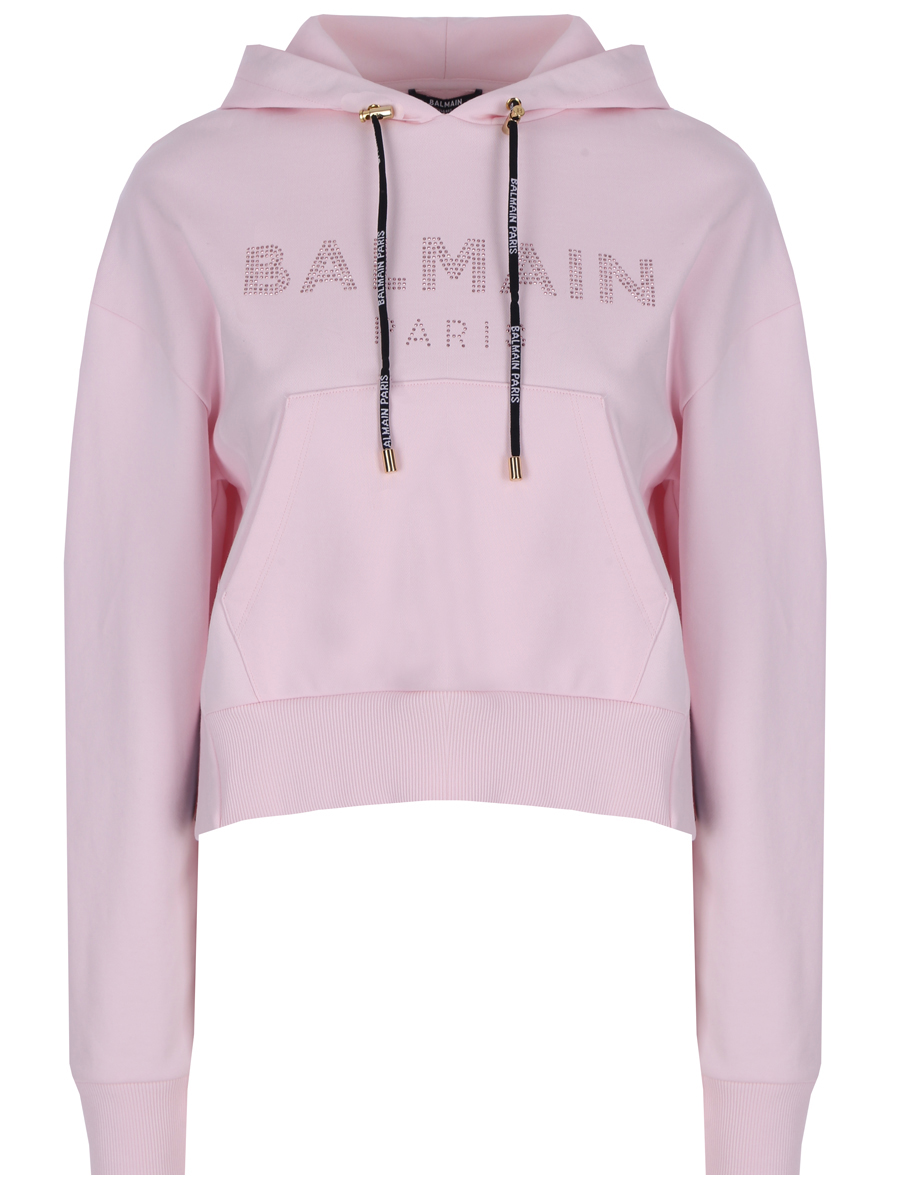 Худи хлопковое BALMAIN