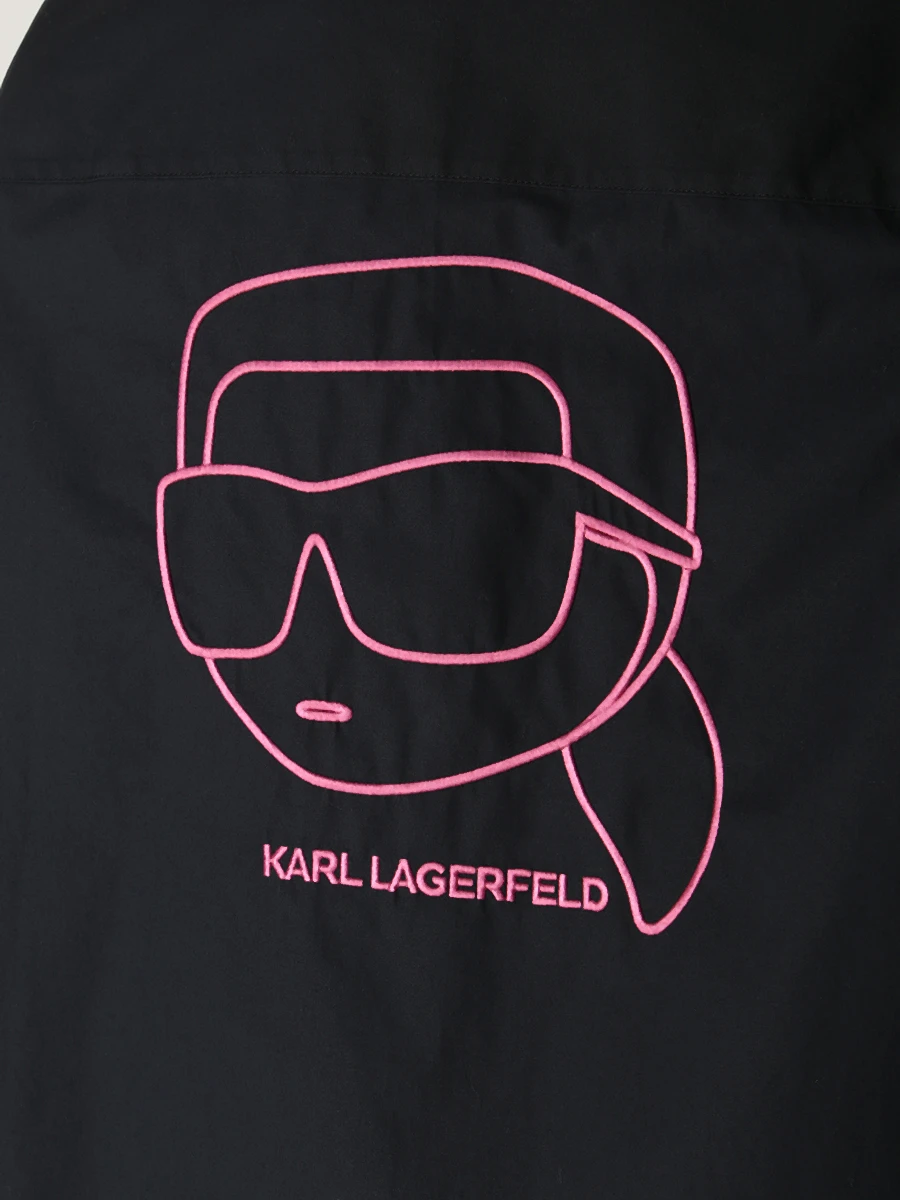 Рубашка хлопковая Ikonik 2.0 KARL LAGERFELD 230w1600 999, размер 38 - фото 5