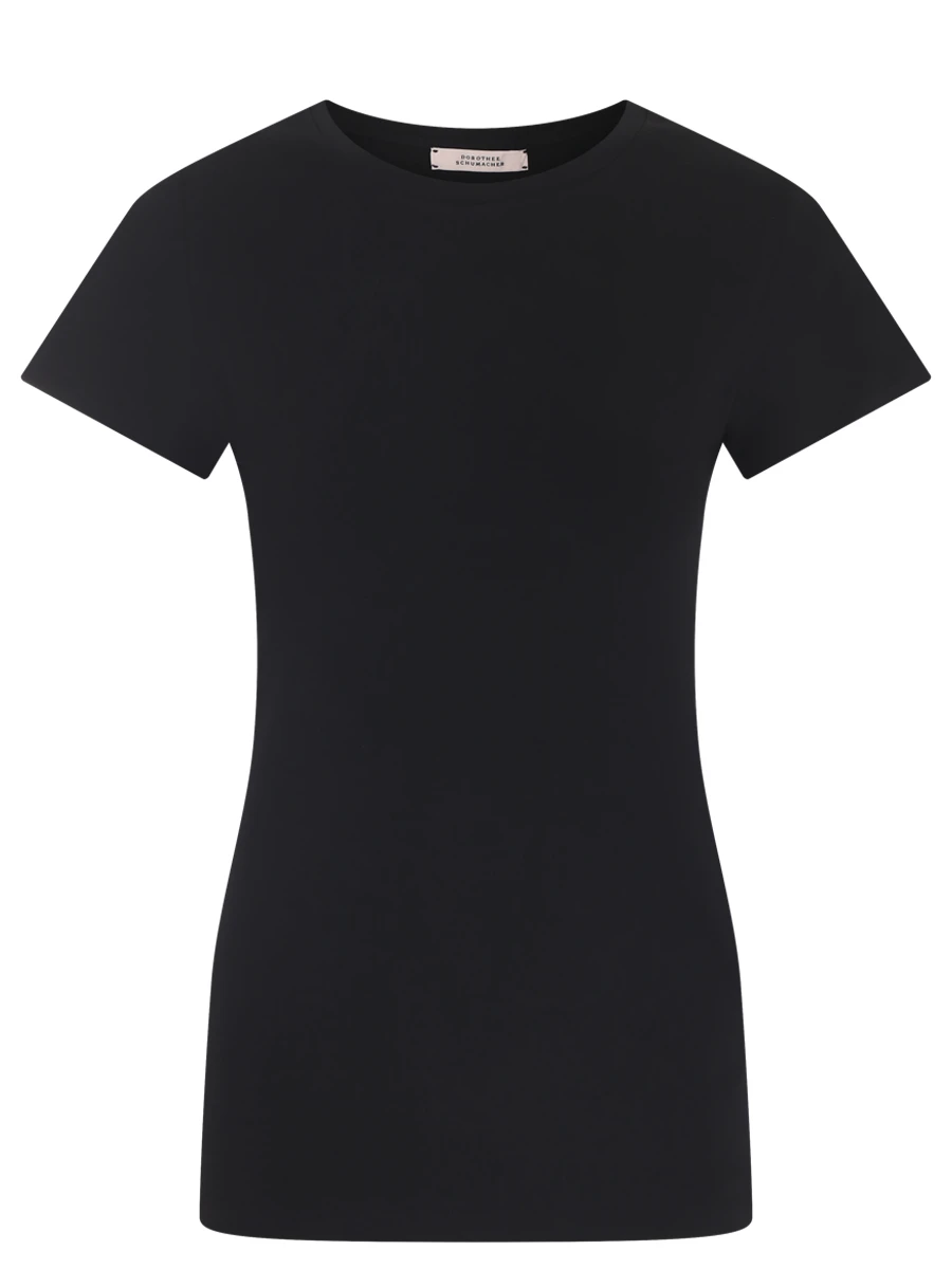 Футболка хлопковая DOROTHEE SCHUMACHER 02830 4 999 Черный 