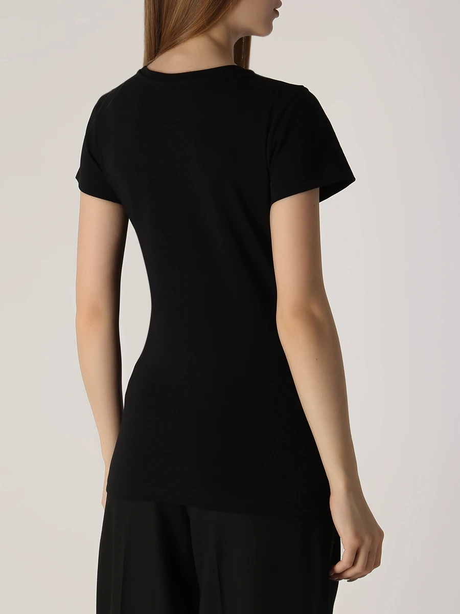 Футболка хлопковая DOROTHEE SCHUMACHER 02830 4 999 Черный  Фото 3