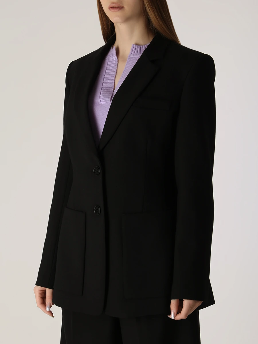 

Пиджак однотонный, Черный, 04031 2 999